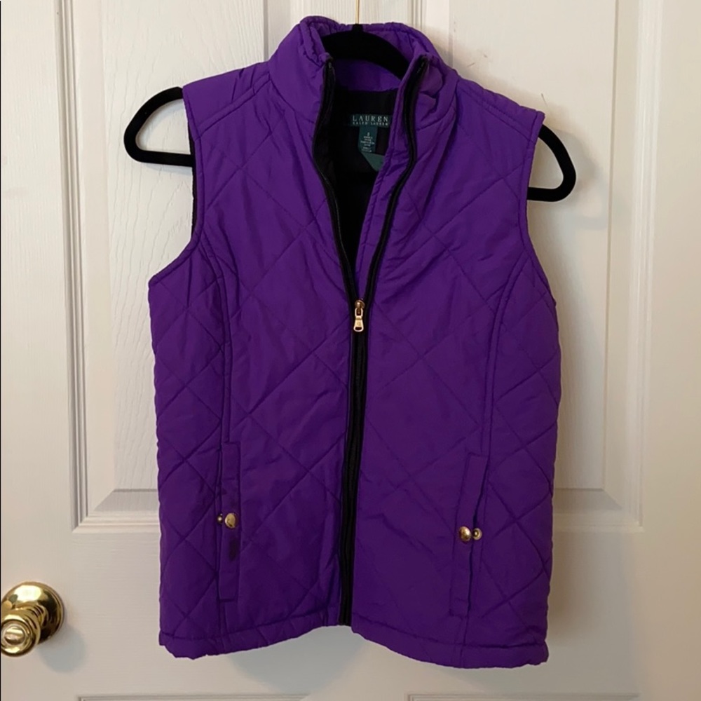 Purple Lauren Ralph Lauren Vest